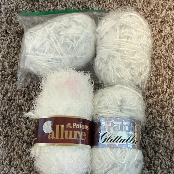 White & Silver Yarn Bundle - Picture 7 of 16